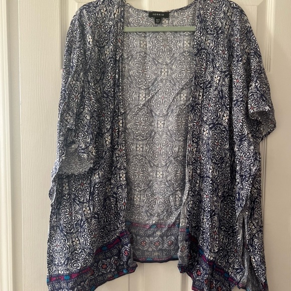Women's Torrid Paisley Kimono - Picture 3 of 7